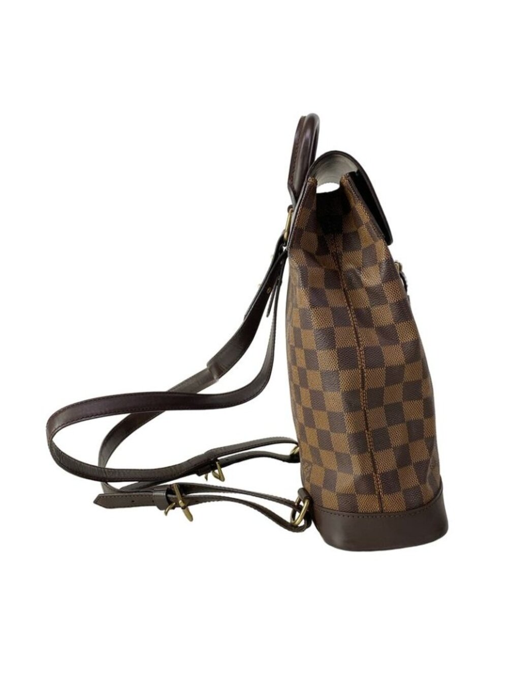 Louis Vuitton Backpack Sac Damier Soho Ebene - Picture 2 of 15